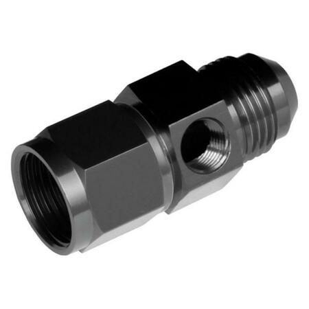 REDHORSE Female -6 AN to Male -6 AN Pressure Adapter, Black R1J-9192062
